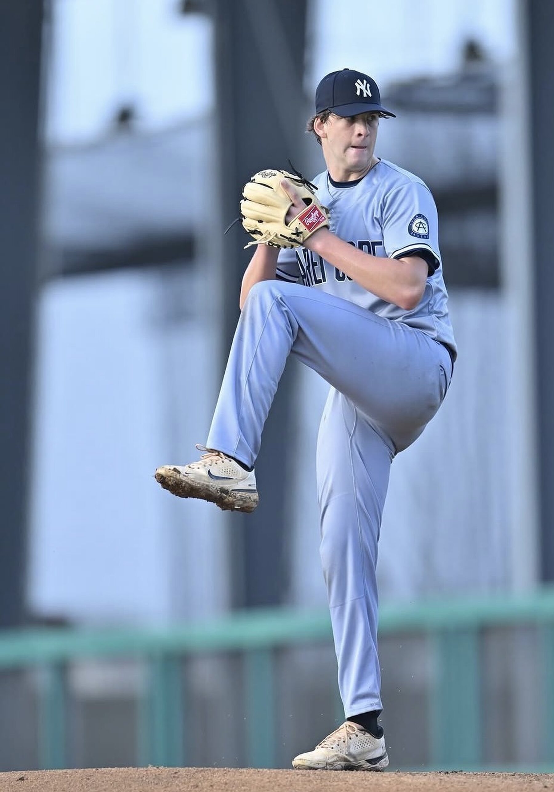 Bryce Hill pitching