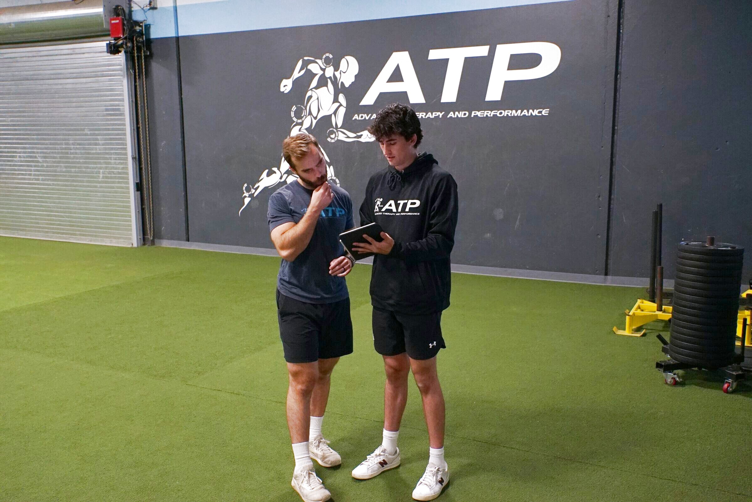 Reviewing a case on the ATP floor